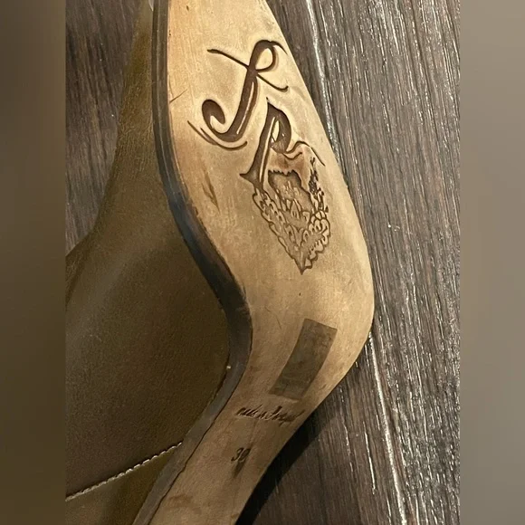 Free People Stevie Cowboy boots in Olive/Coffee Leather Size 39 - Picture 16 of 17